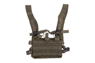 AR500 Armor Chest Rig in OD Green is made of 500D Cordura Nylon material.